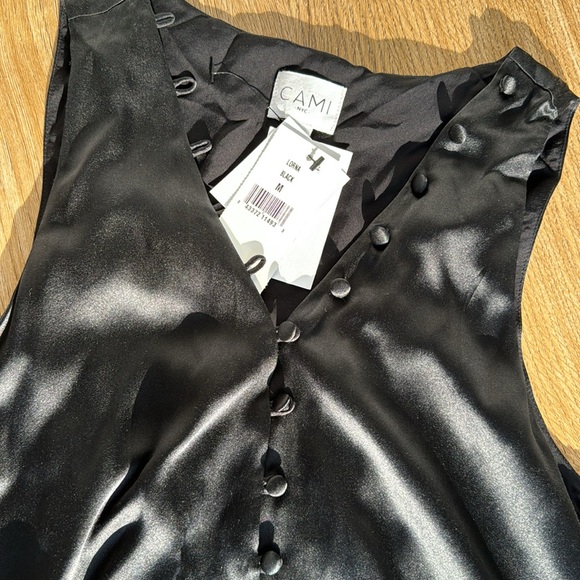 Black Cami NYC Lorna Buttom Bodysuit - Picture 3 of 4